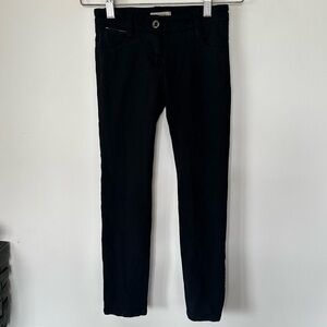 Burberry Kids Black Skinny Leg Pants Size 8